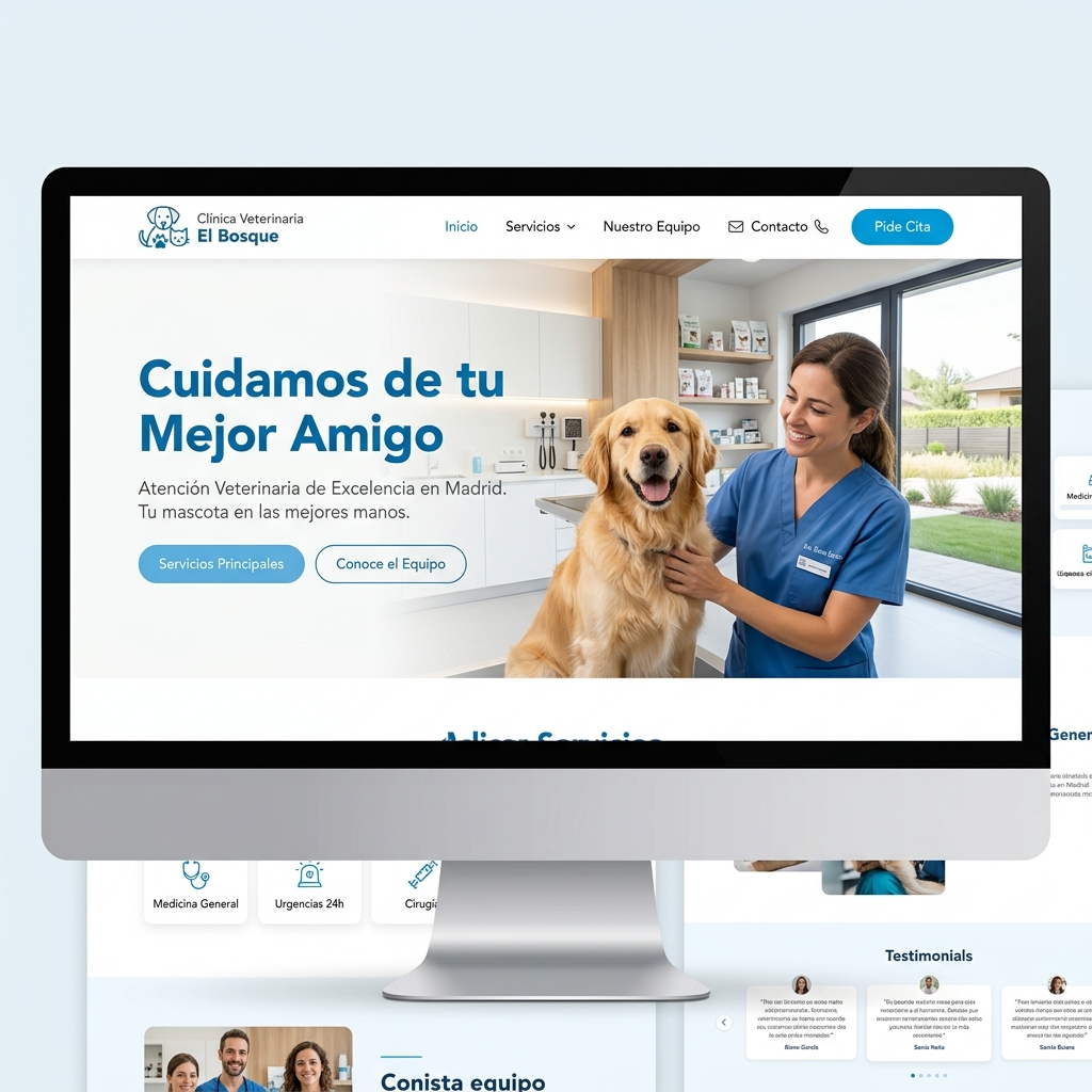 Landing Page: Clínica Veterinaria